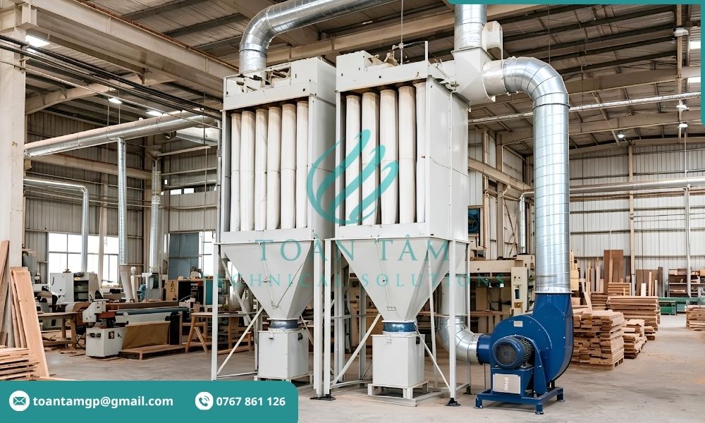 Lọc bụi gỗ hai cấp