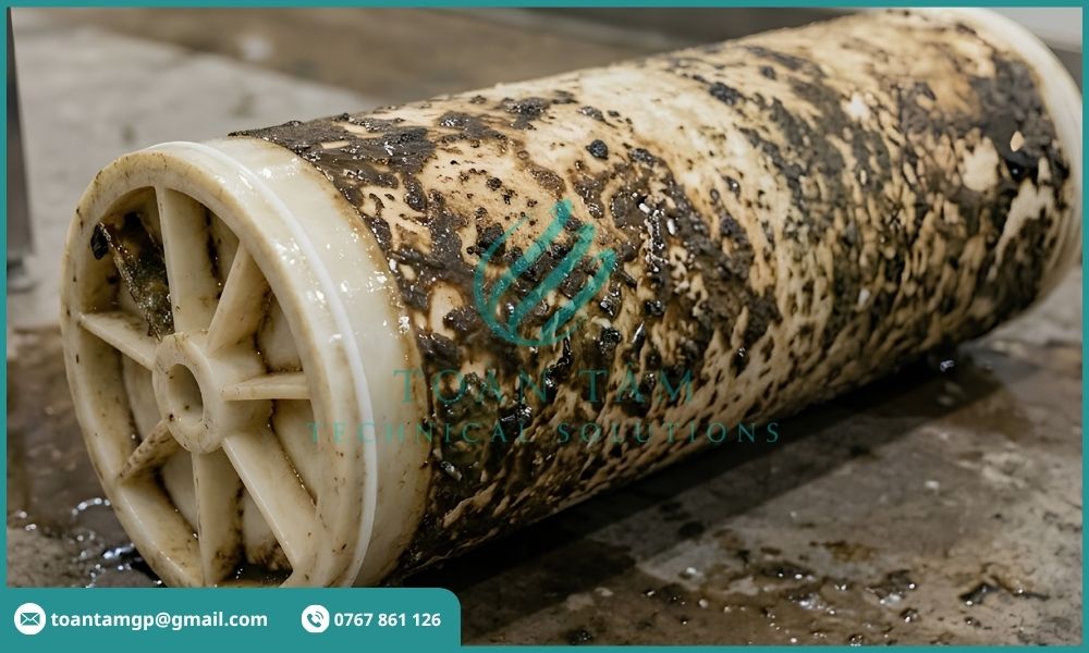 Màng RO bị tắc do cặn