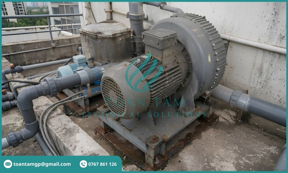Máy thổi khí còn khả năng vận hành