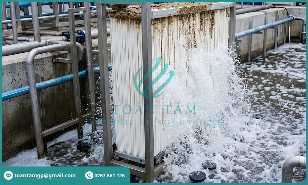 MBR xử lý nước thải khu công nghiệp