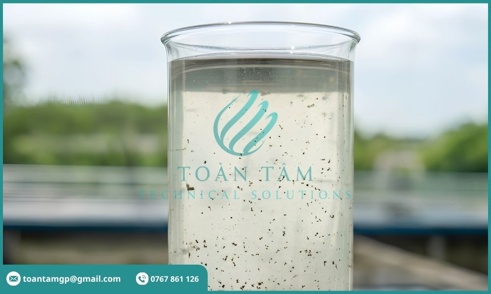 Nước sau xử lý còn đục
