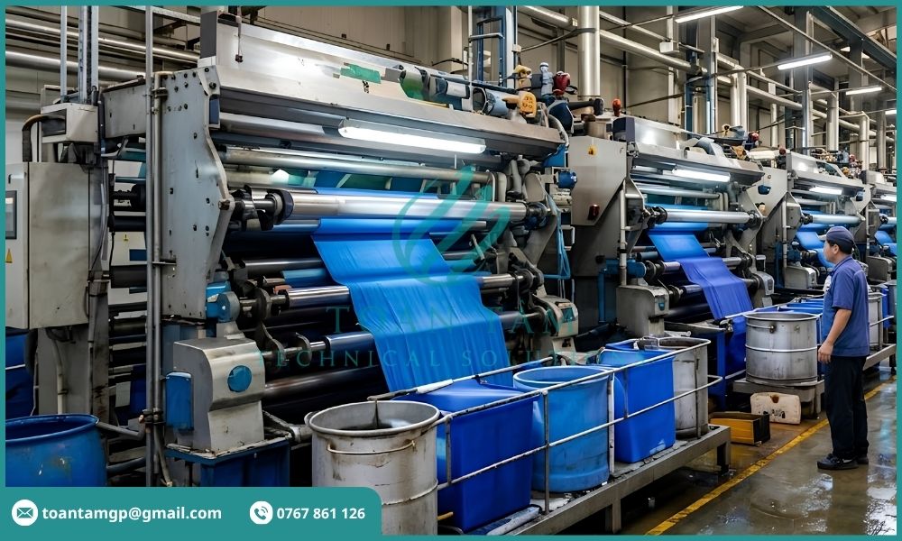 Nước sử dụng trong nhà máy dệt nhuộm