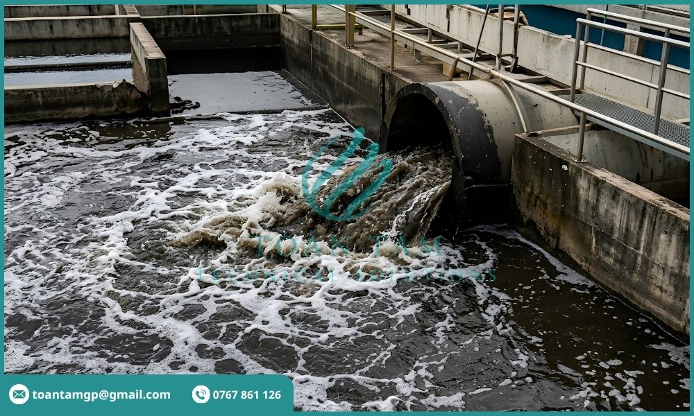 Nước thải từ nhà máy sản xuất giấy