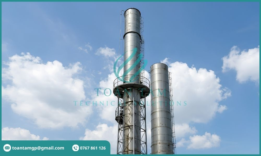 Ống khói công nghiệp bằng thép carbon