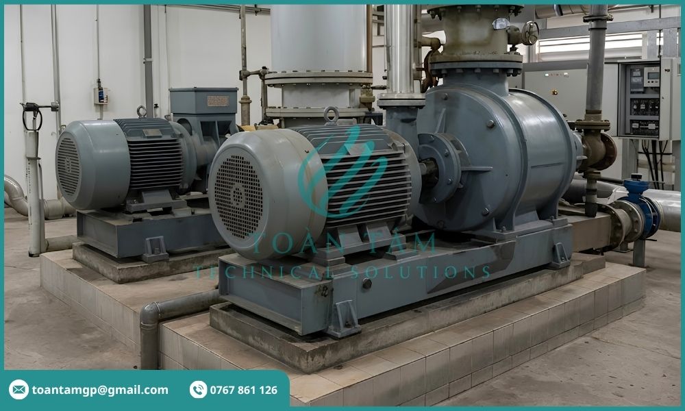 Thay thế máy thổi khí đúng công suất