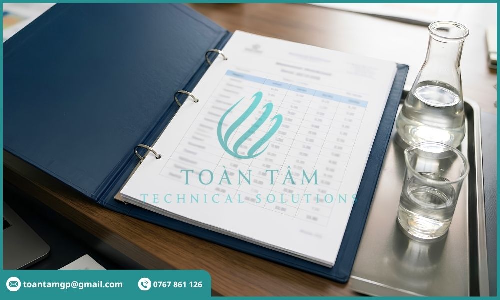 Tổng hợp số liệu phân tích chất lượng nước thải