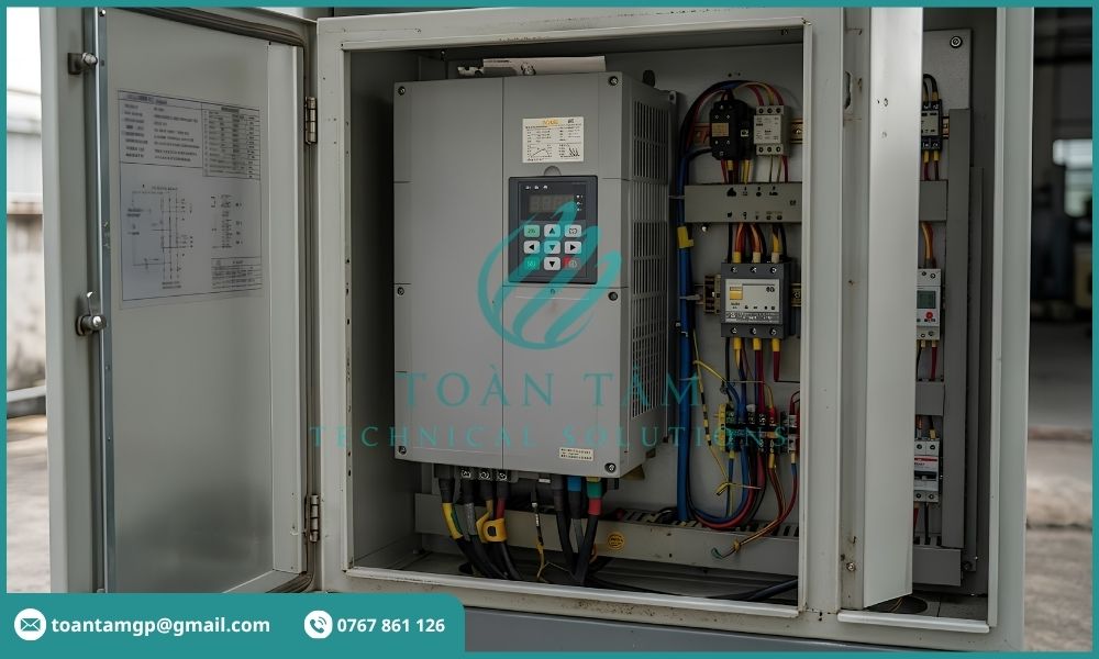 Tủ biến tần điều khiển máy thổi khí