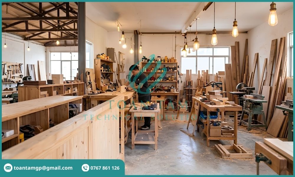 Xưởng mộc gia đình quy mô nhỏ